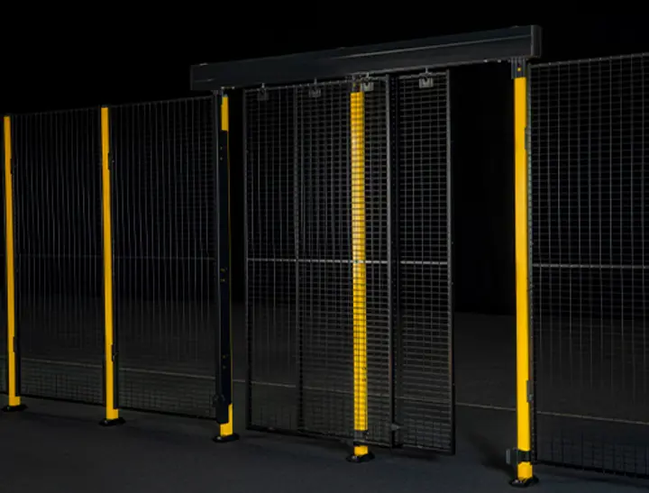 Porte coulissante double – Idéal pour grande ouverture et hauteur illimitée Porte coulissante double – Idéal pour grande ouverture et hauteur illimitée