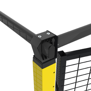 Fixations d'angles pour portes battantes