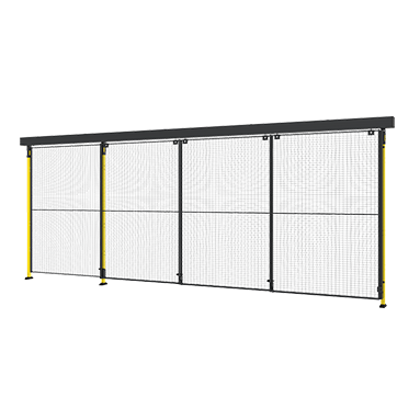 Porte coulissante rail triple