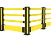 pedestrian impact protection barrier system