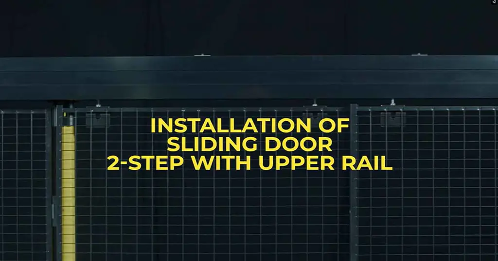 Installer une Porte coulissante rail double avec Axelent