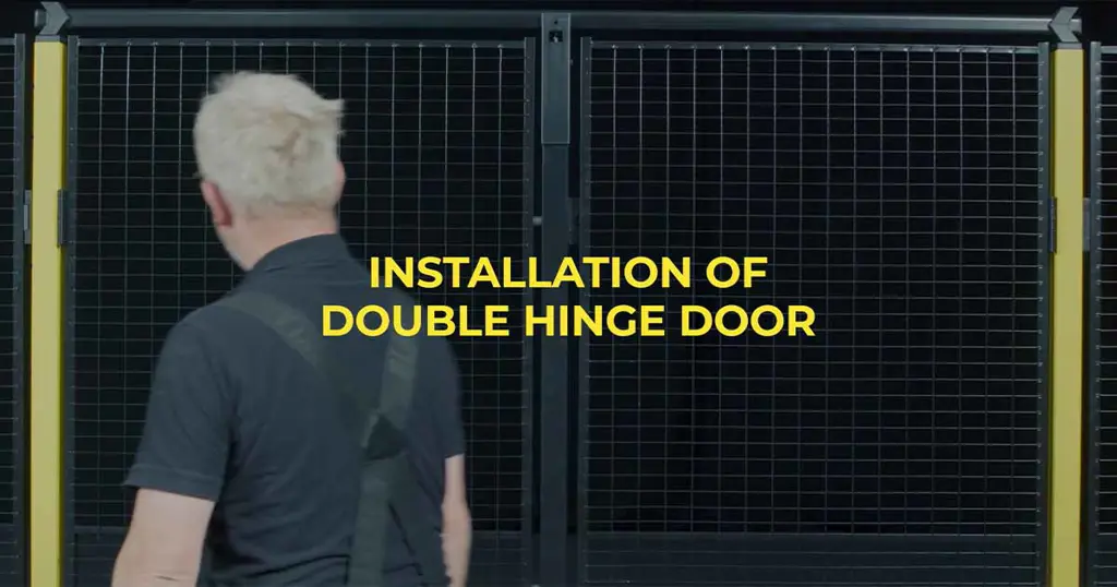 Installer une Porte double battante avec Axelent