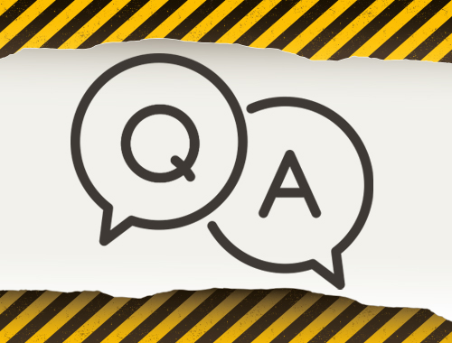 Pourquoi une distance de sécurité est-elle requise entre la cloisons grillagée et le danger ?