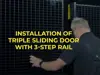 Installing movie of Axelent 3-Step sliding door