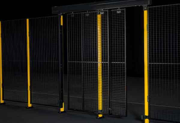 Une porte coulissante flexible et modulaire qui assure la sécurité.