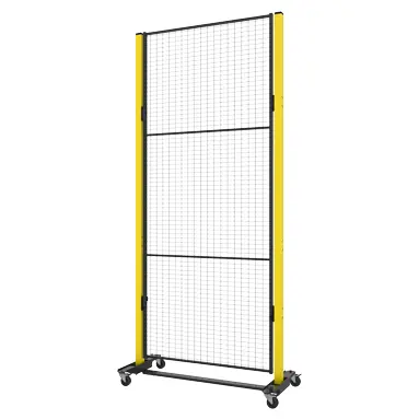 Plateforme sur roulettes pour panneaux mobiles